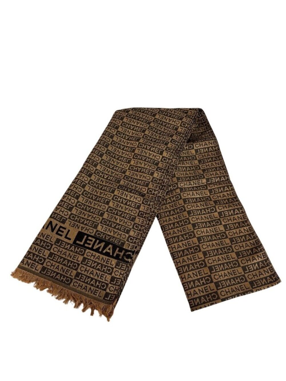 Chanel Logo Shawl Scarf